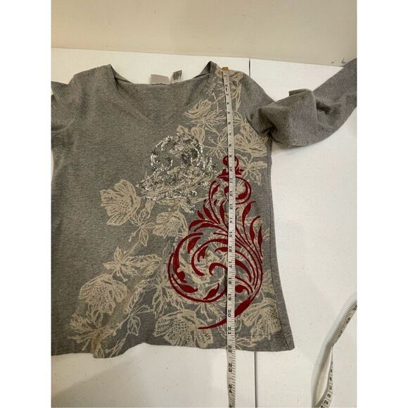 Chico’s women’s bundle lot jacket and blouse size 0 or small - Picture 7 of 12